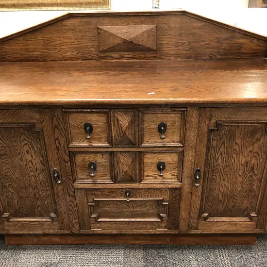 Art Deco Oak Sideboard