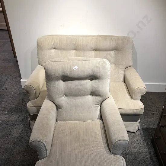 Two Piece Button Back Lounge Suit