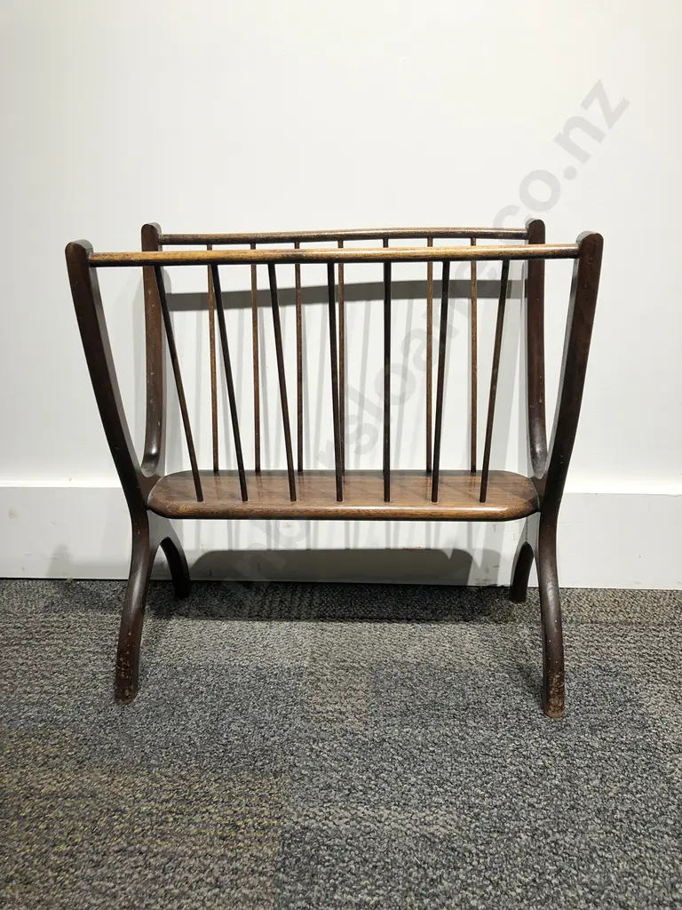 Mahogany Magazine Rack Image 1++