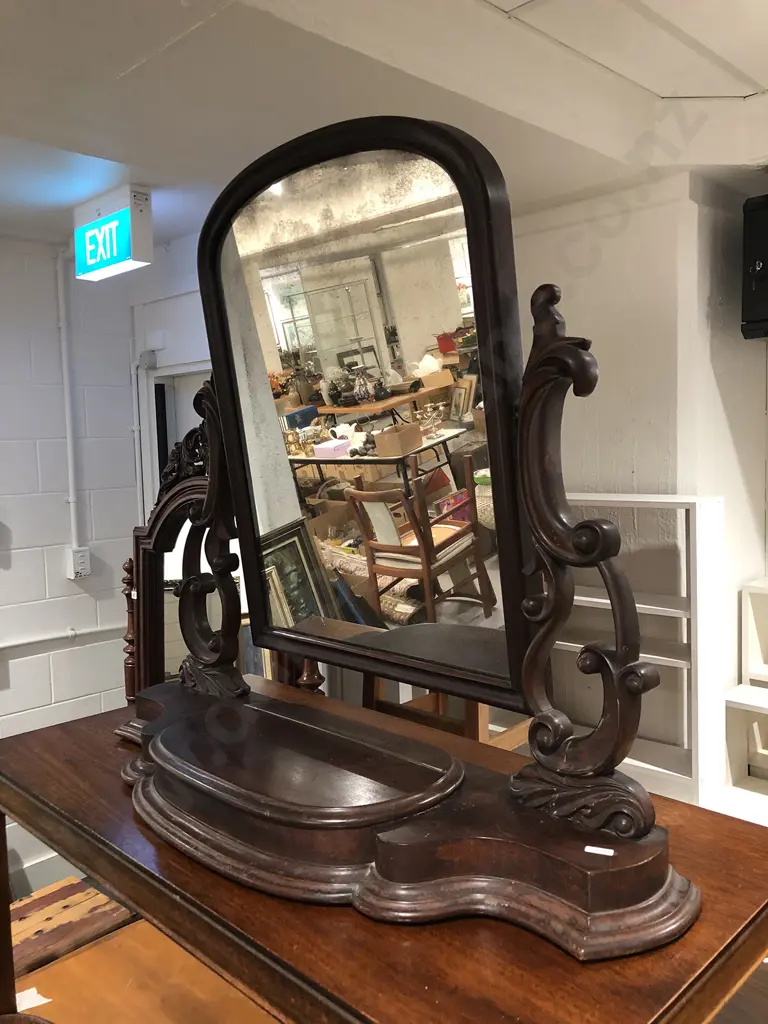 Victorian Toilet Swing Mirror Image 1++