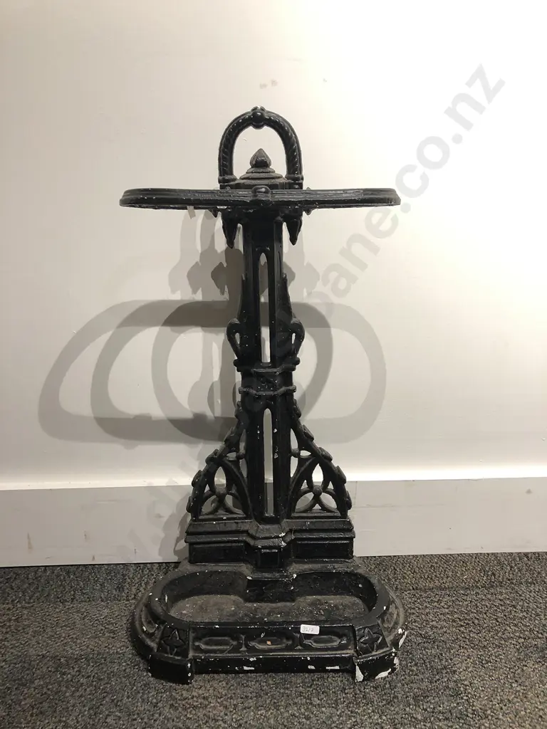 Ebonized Fire Tidy Stand Image 1++