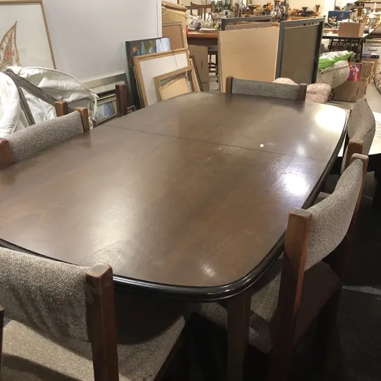 Extension Dining Table with Four Chairs