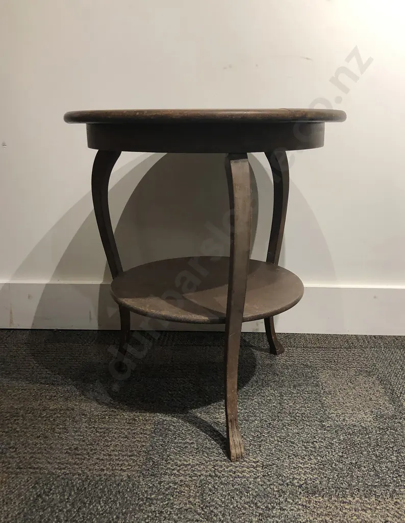 Two Tier Circular Occasional Table Image 1++