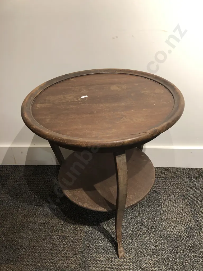 Two Tier Circular Occasional Table Image 1++