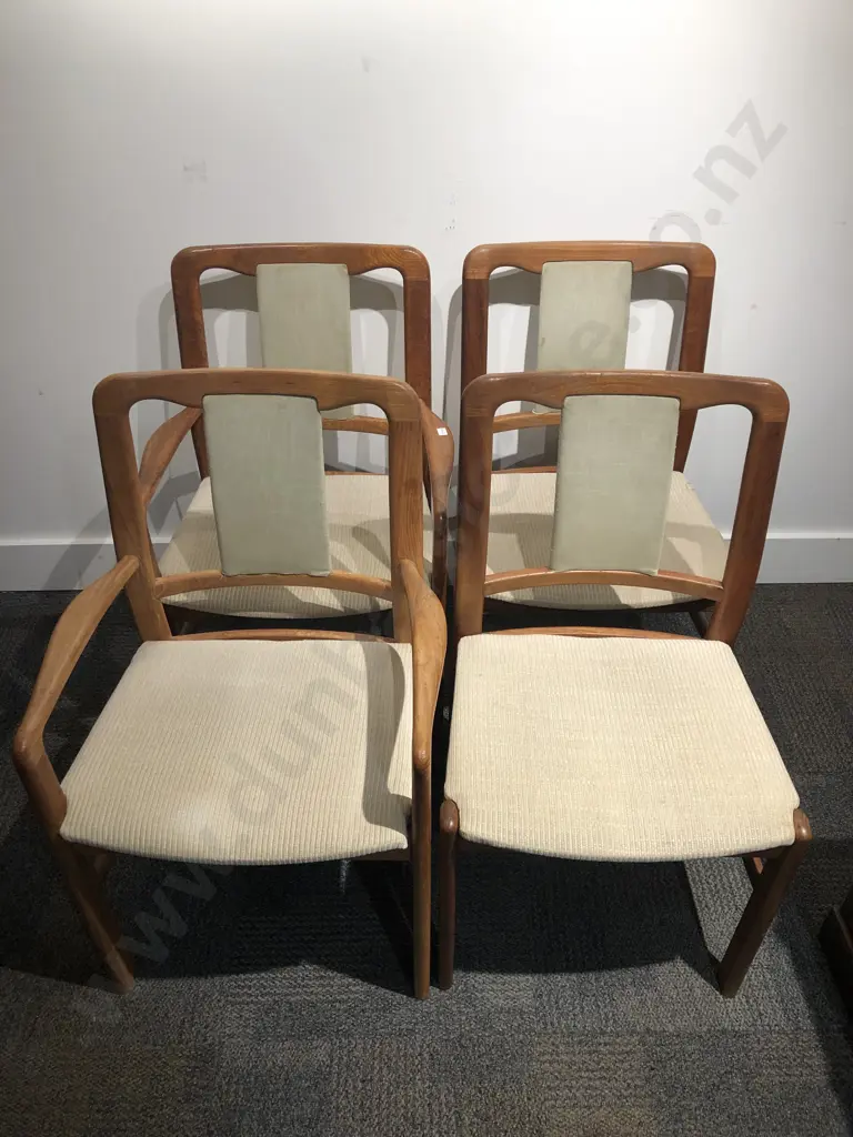Four Danish Boltinge Designer Dining Chairs Image 1++