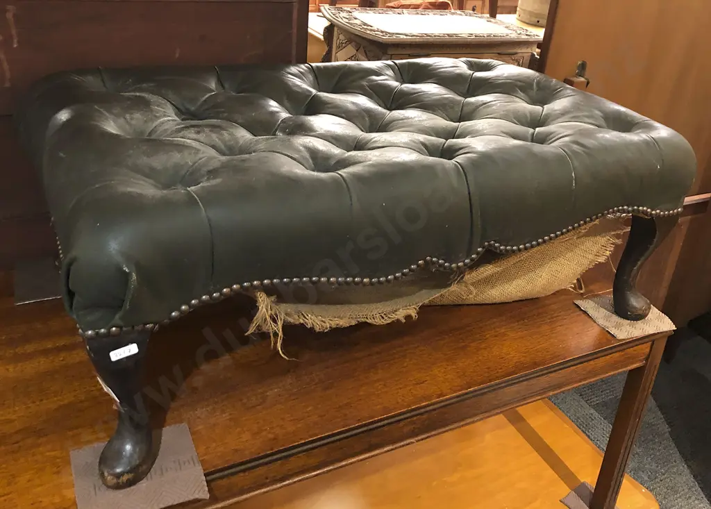 Leather Footstool Image 1++