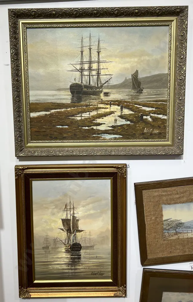 Two Robert Ixer Nautical Oil Works Image 1++