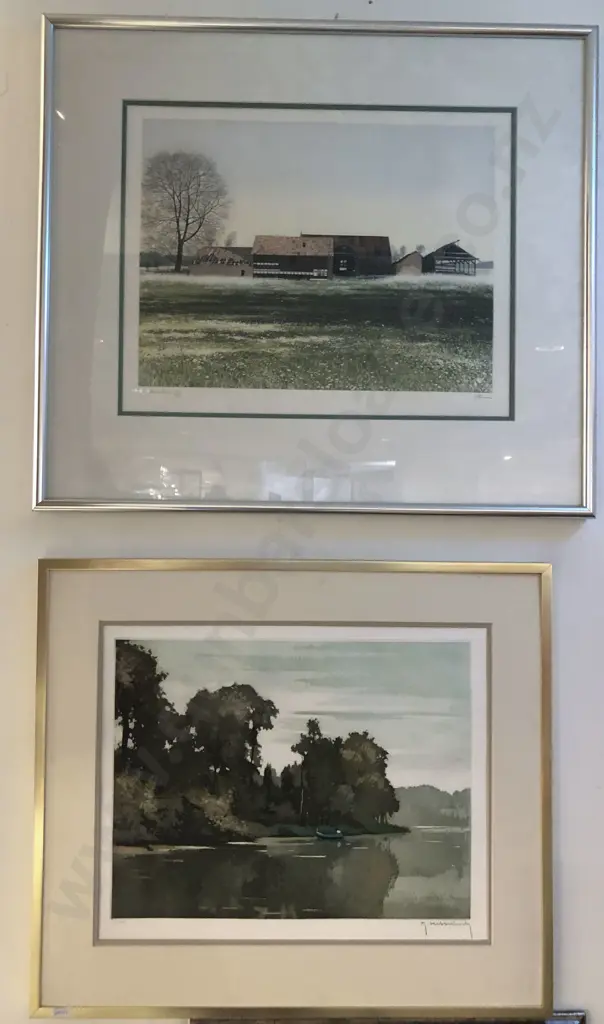 P. Bisson Limited Edition Print Together With Other Limited Edition Print (2) Image 1++