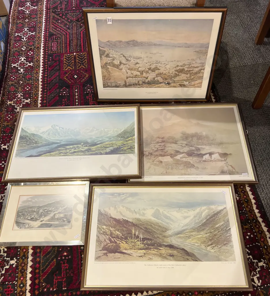 Four Framed Historical Prints Image 1++