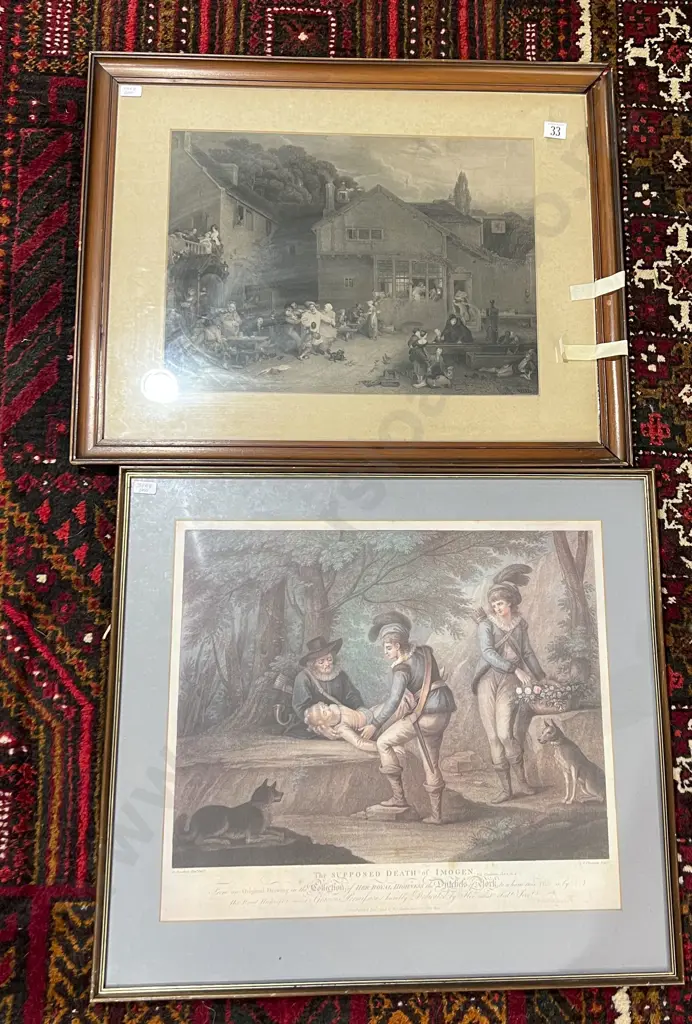 Two Antique Prints Image 1++
