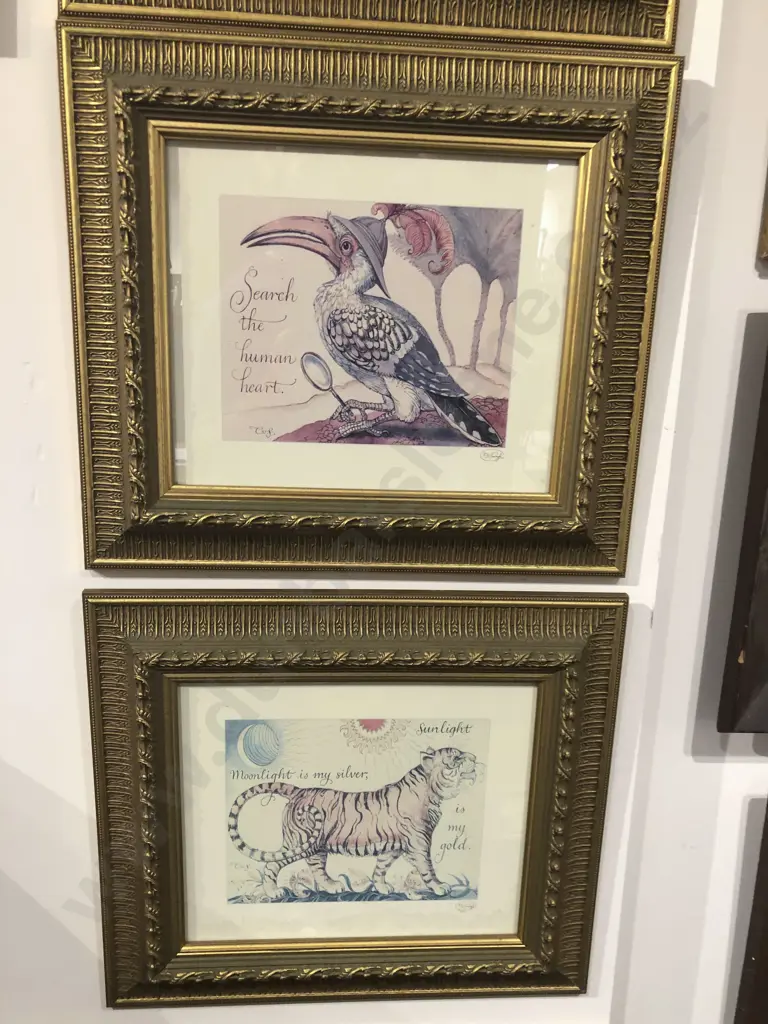 Four Gilt Framed Prints Image 1++