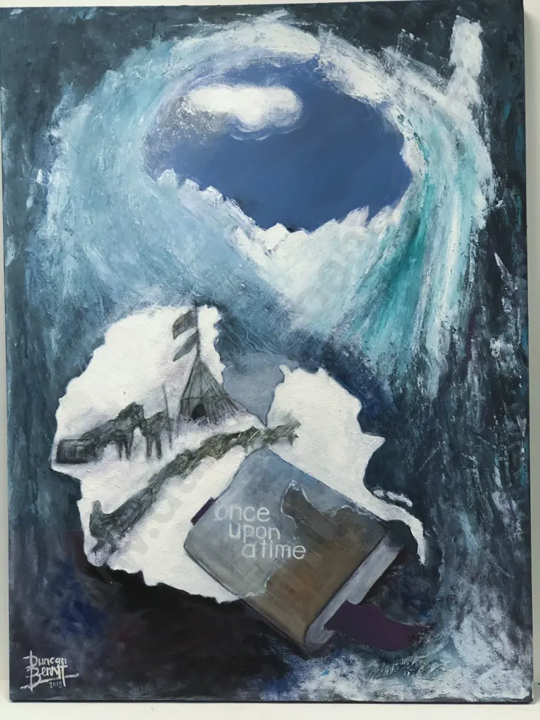 Three Oil on Canvas Works by Duncan Bennett Image 1++