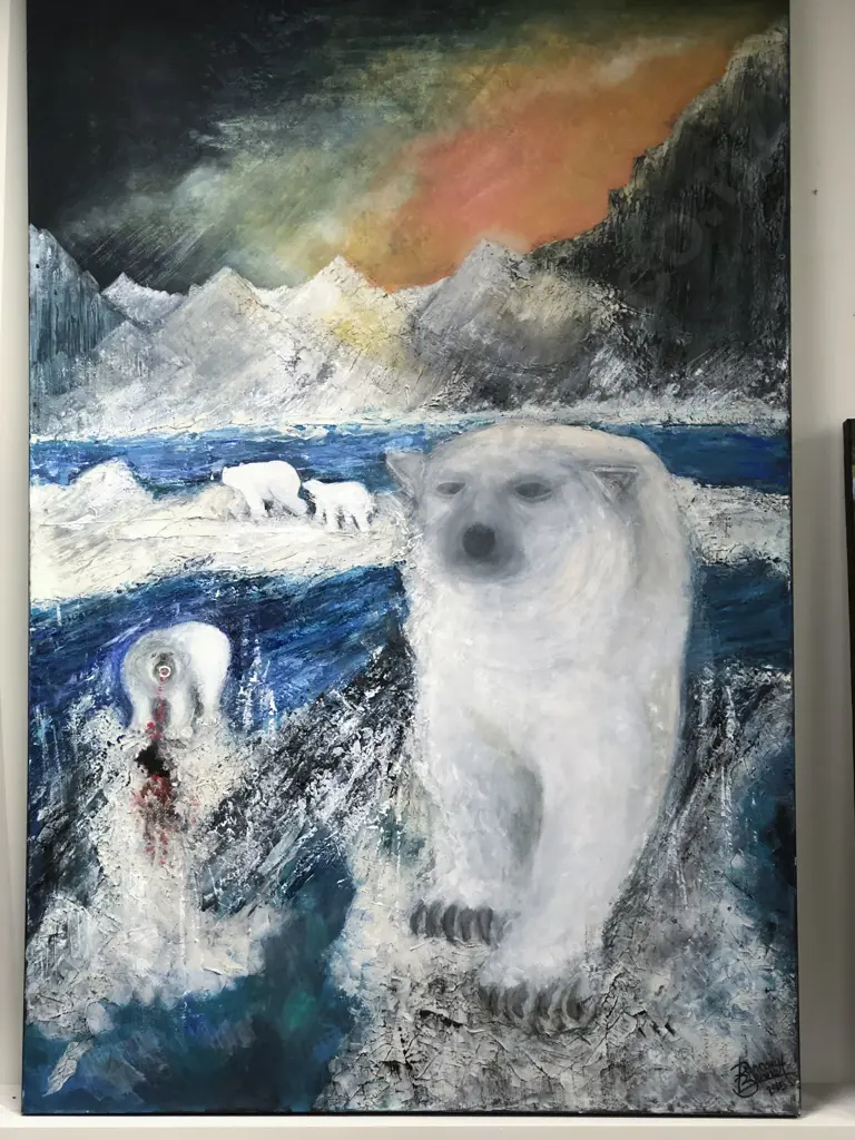 Three Oil on Canvas Works by Duncan Bennett Image 1++