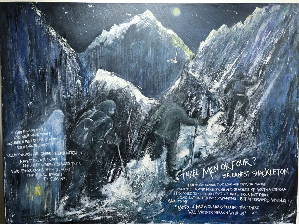 Duncan Bennett - "Three Men or Four" Mountain Scene Image 1++