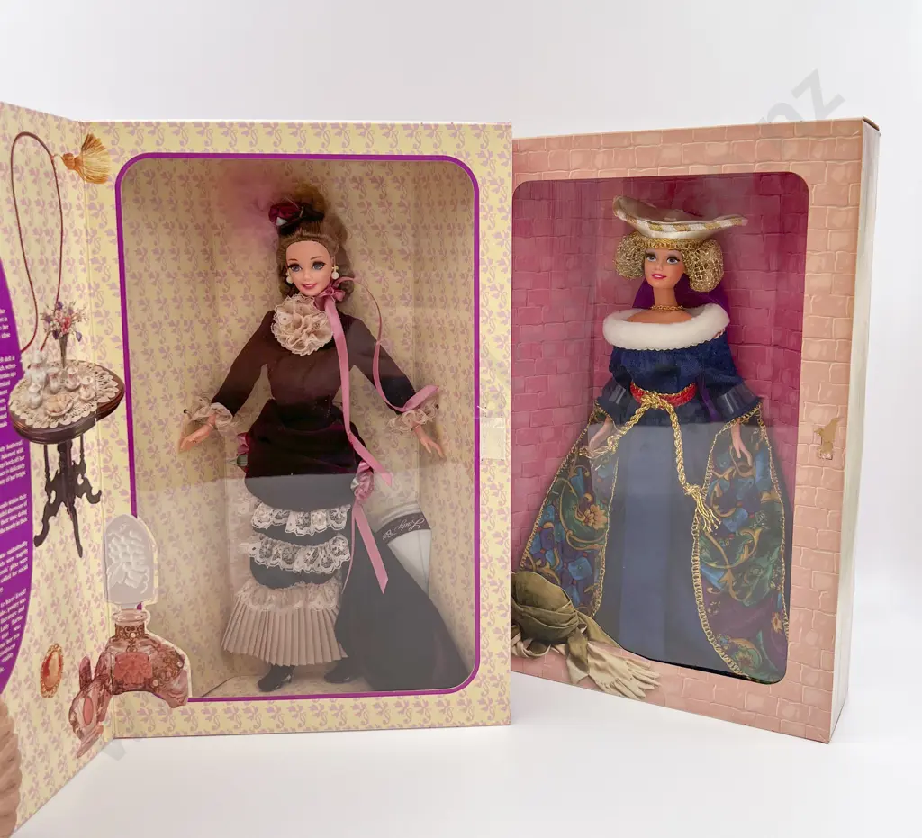 1994 Barbie the Great Eras Collection Medieval Lady and Victorian Lady Image 1++