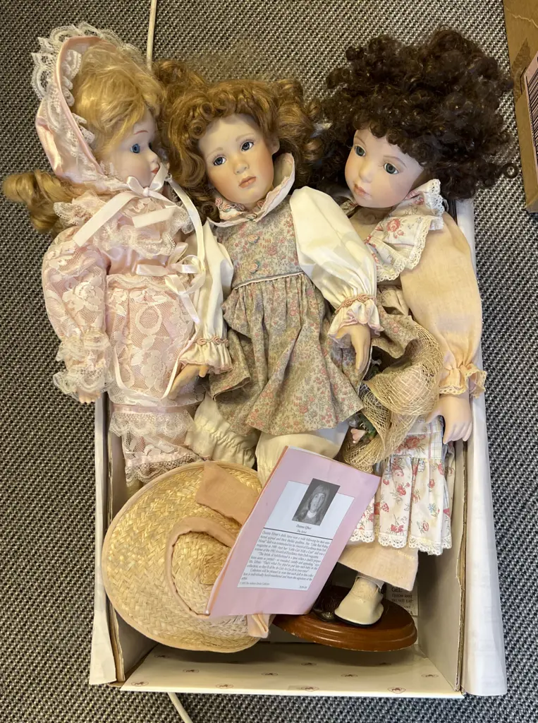 Three New Bisque Dolls Image 1++