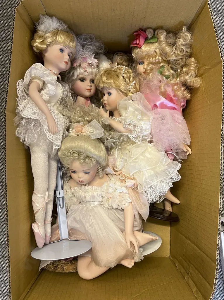 Five New Bisque Dolls Image 1++