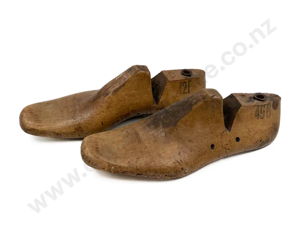 Pair of Wooden Shoemaker Molds Image 1++