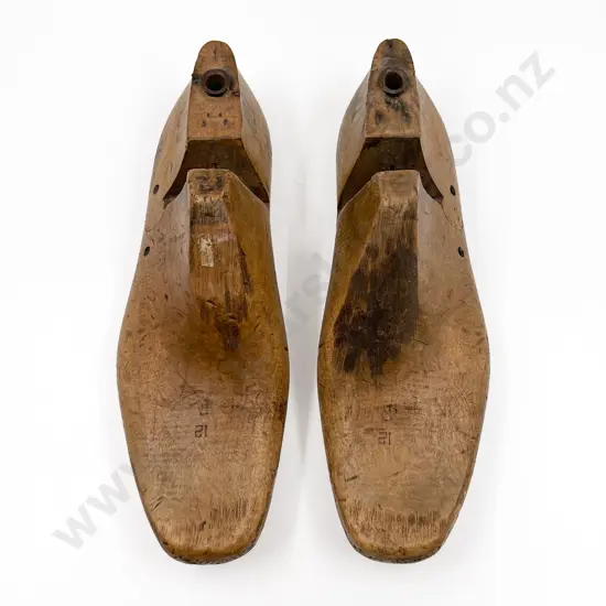 Pair of Wooden Shoemaker Molds