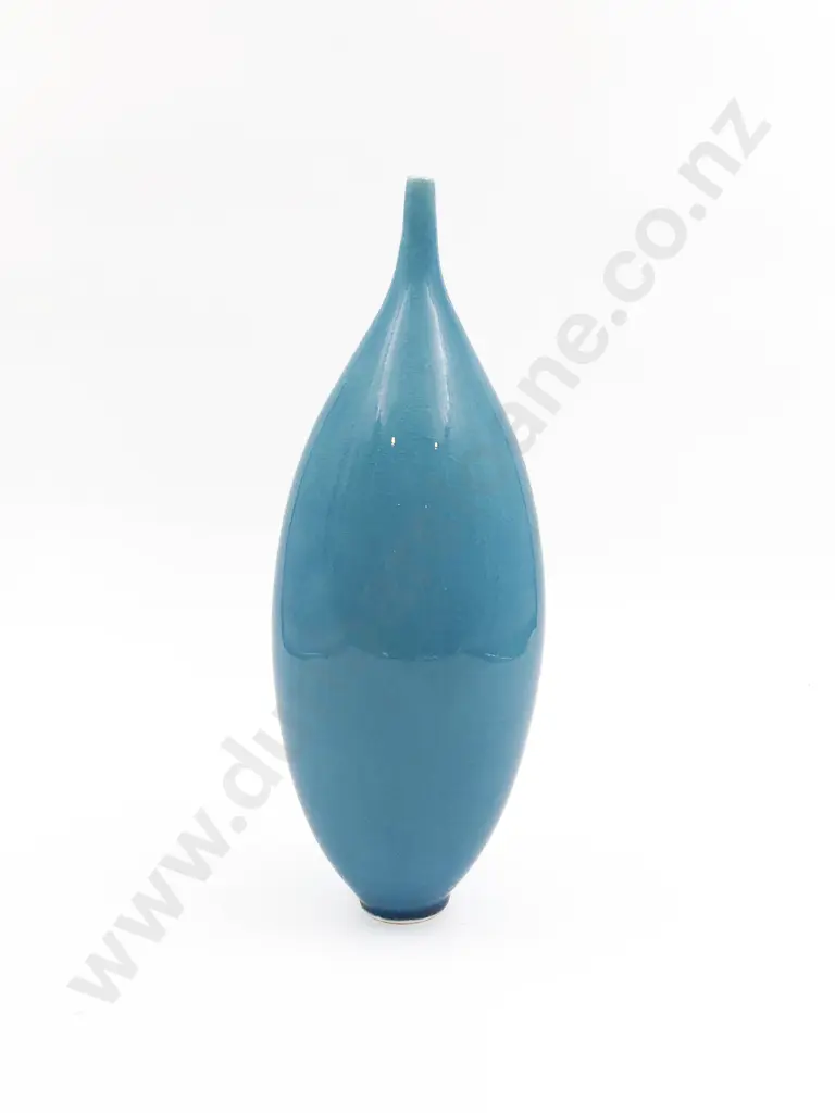 Peter Collis Blue Glazed Vase Image 1++