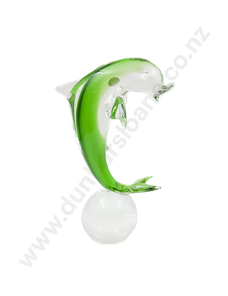 Murano Glass Dolphin Ornament (Faults) Image 1++