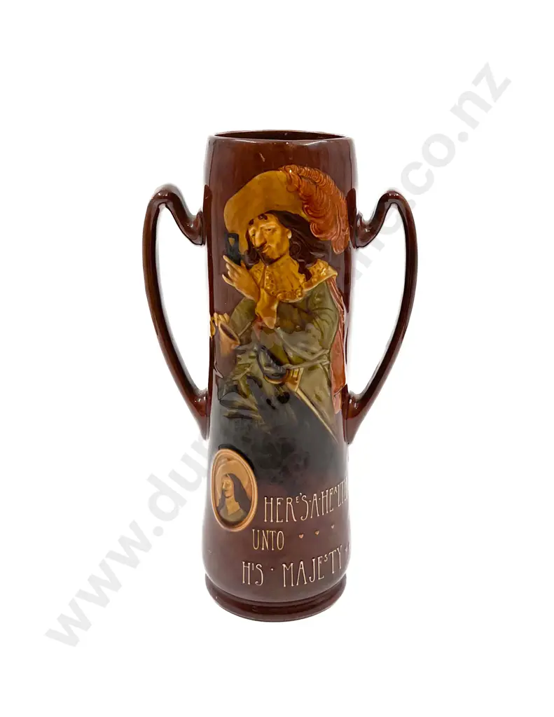 RD Motto Ware Handled Vase Image 1++