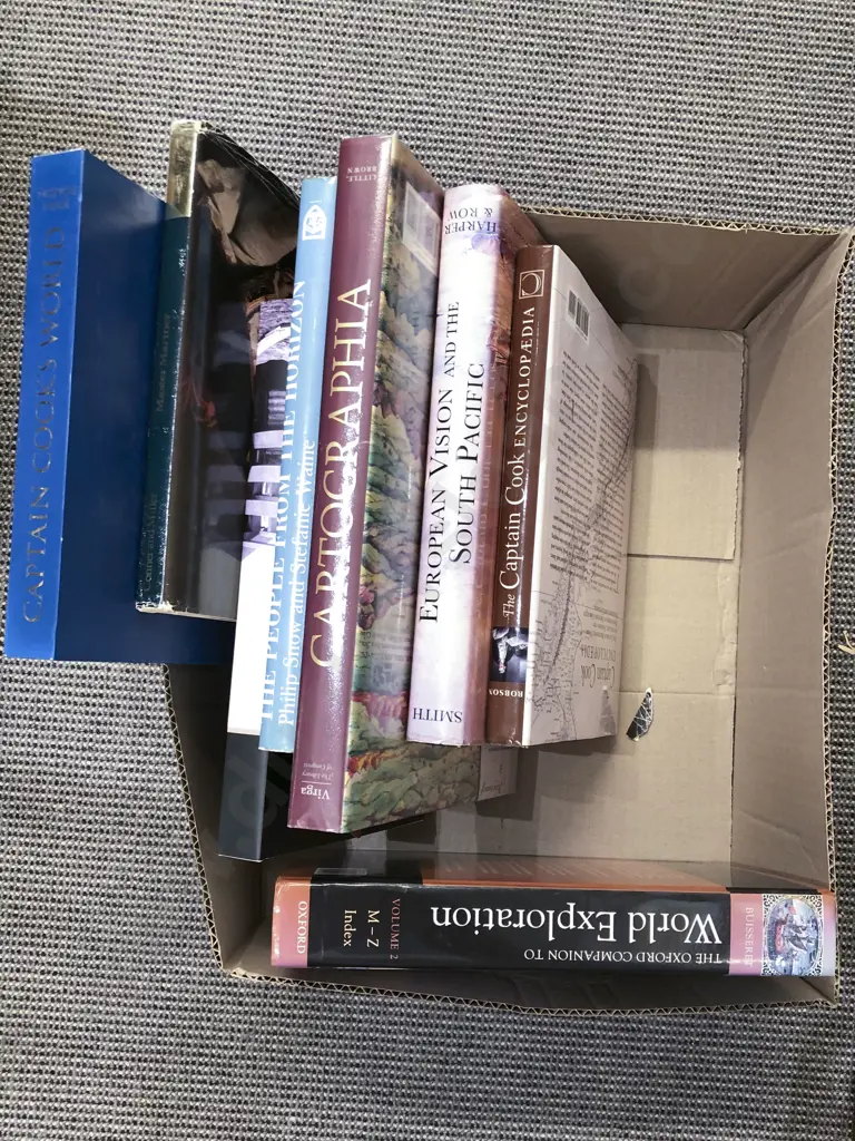 Box of Assorted Expedition Reference Books Image 1++