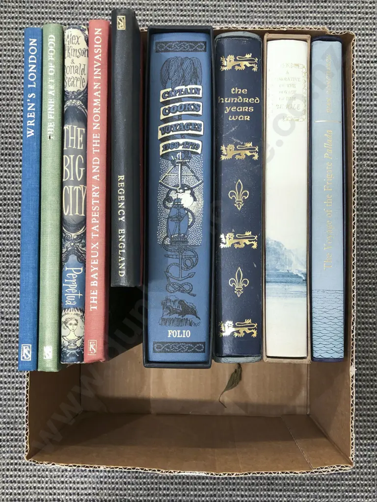 Box of Assorted Folio Society Volumes Image 1++