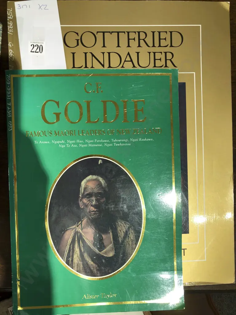 Two Art Reference Books Incl. C. F. Goldie and Gottfried Lindauer Image 1++