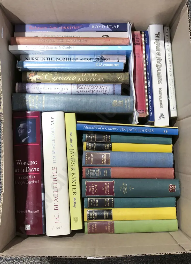 Box of Assorted Books Image 1++