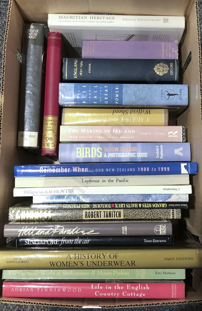 Box of Assorted Books Image 1++