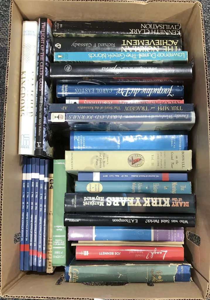 Box of Assorted Books Image 1++