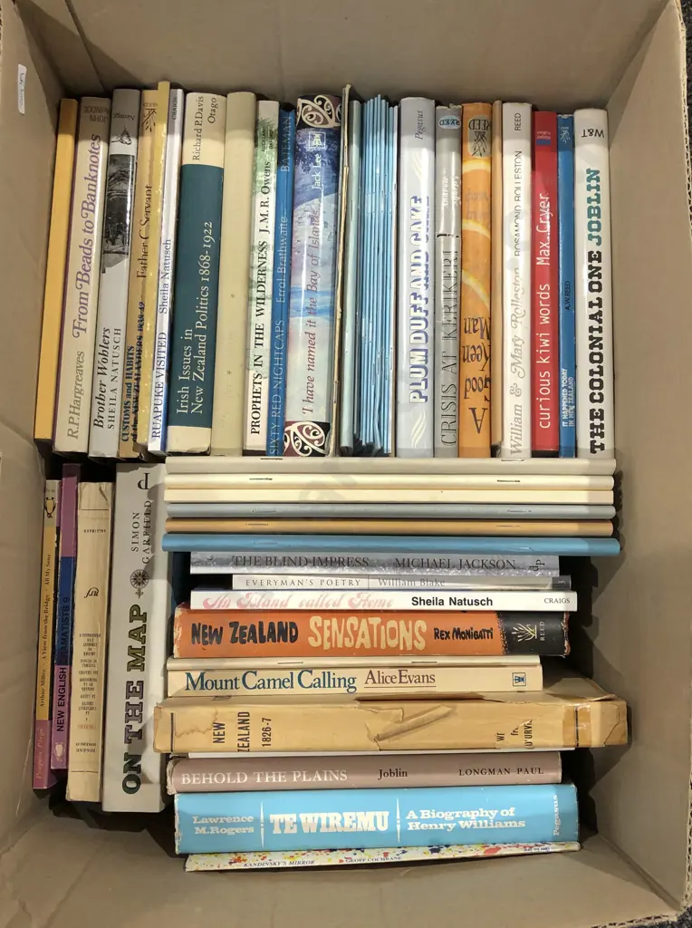 Box of Assorted Books Image 1++