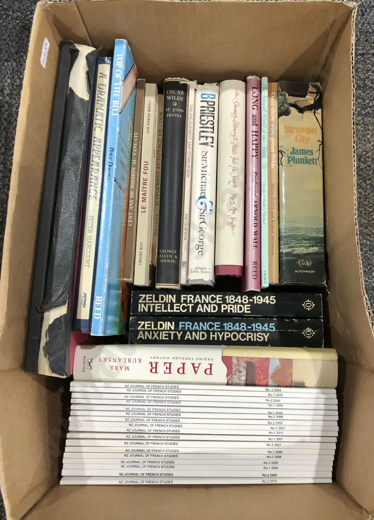 Box of Assorted Books Image 1++