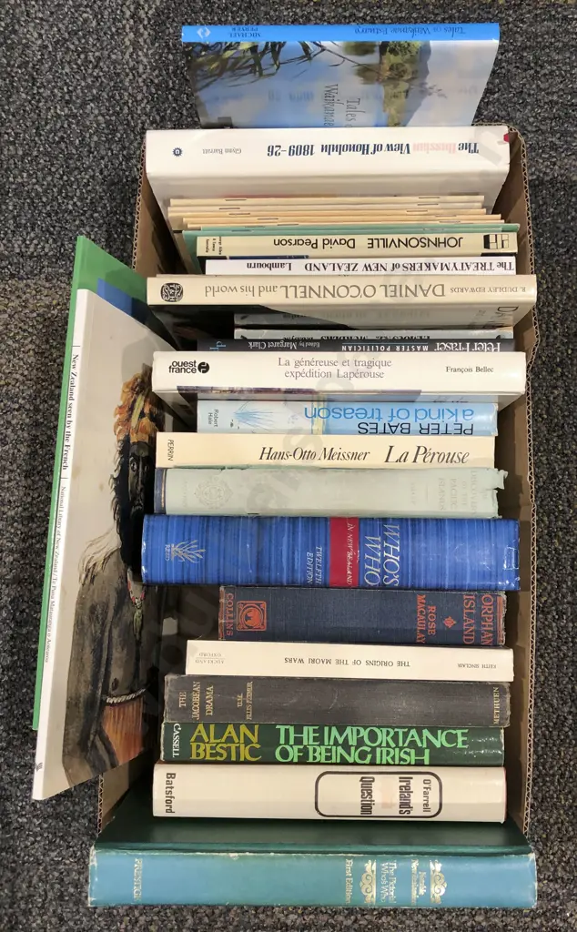 Box of Assorted Books Image 1++