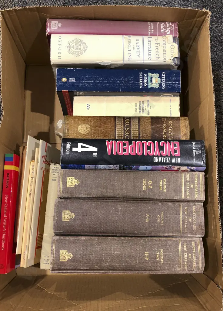 Box of Assorted Books Image 1++