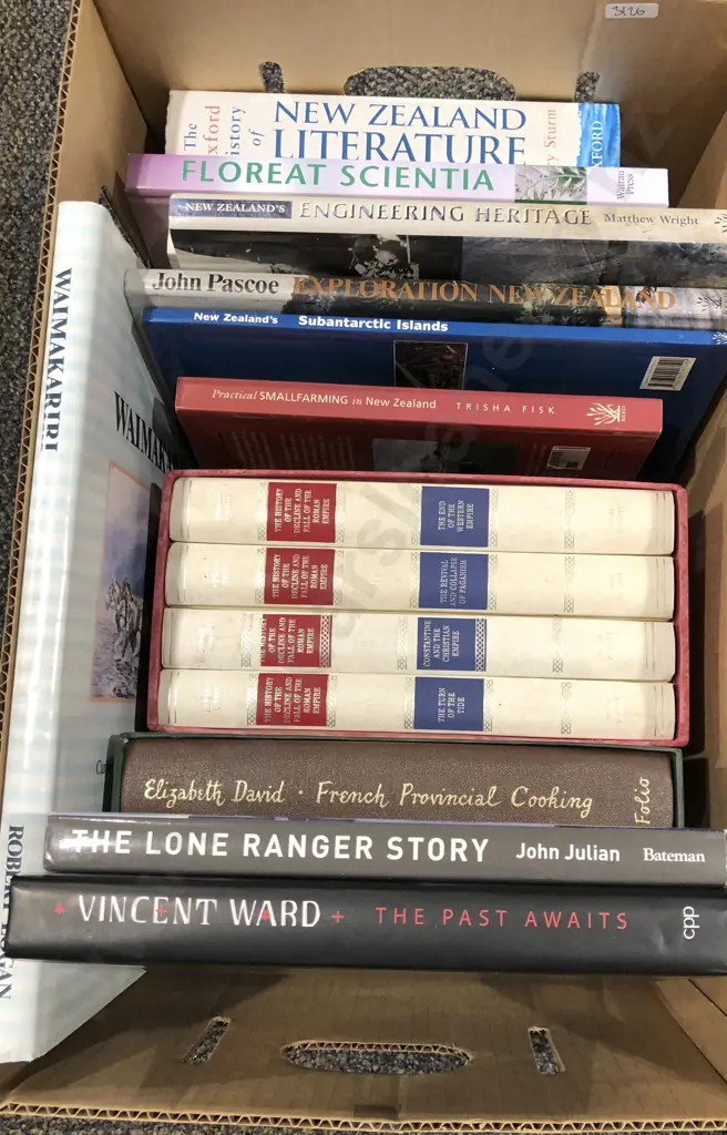 Box of Assorted Books Image 1++