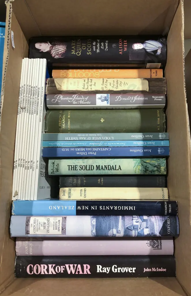 Box of Assorted Books Image 1++