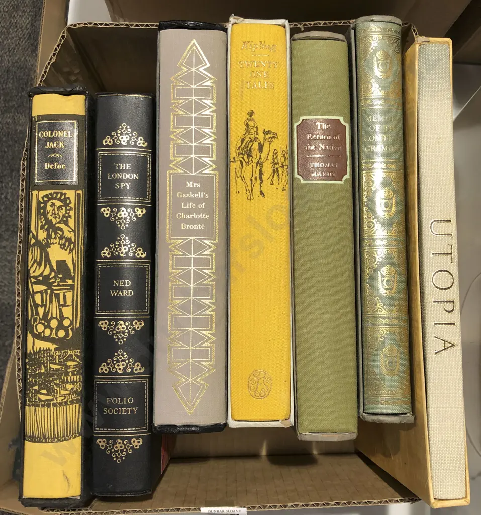 Box of Assorted Folio Society Volumes Etc. Image 1++