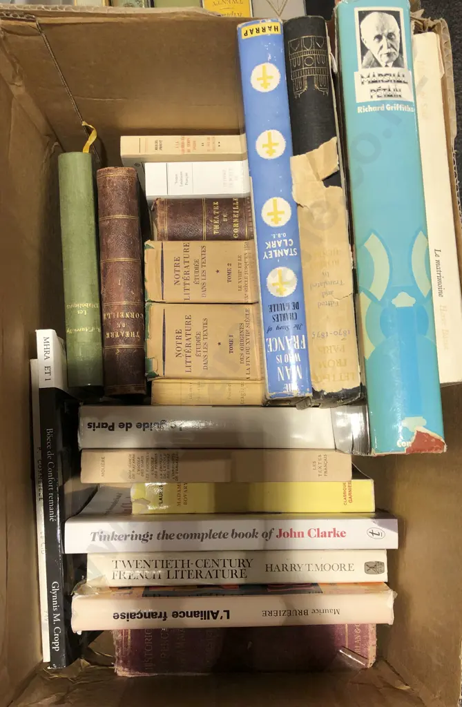 Box of Assorted Books Image 1++