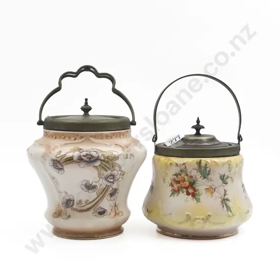 Two Biscuit Barrels