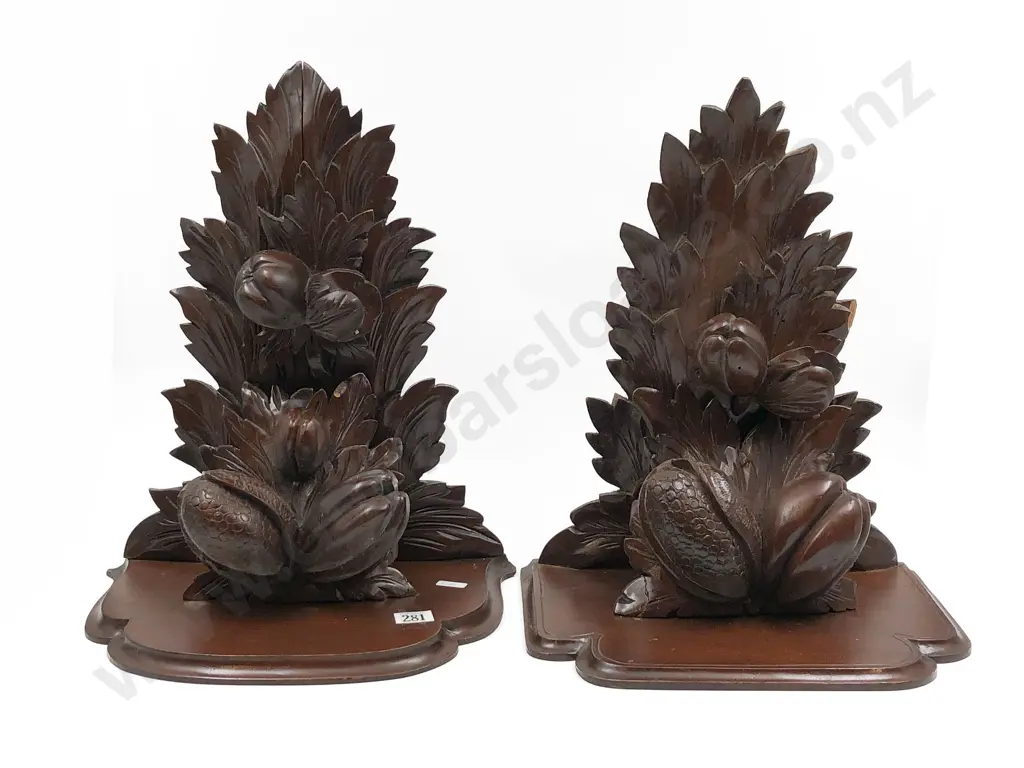 Pair of Decorative Wall Shelves Image 1++