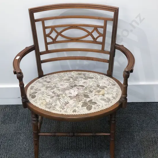 Oval Seated Side Chair (Repair to Arm)