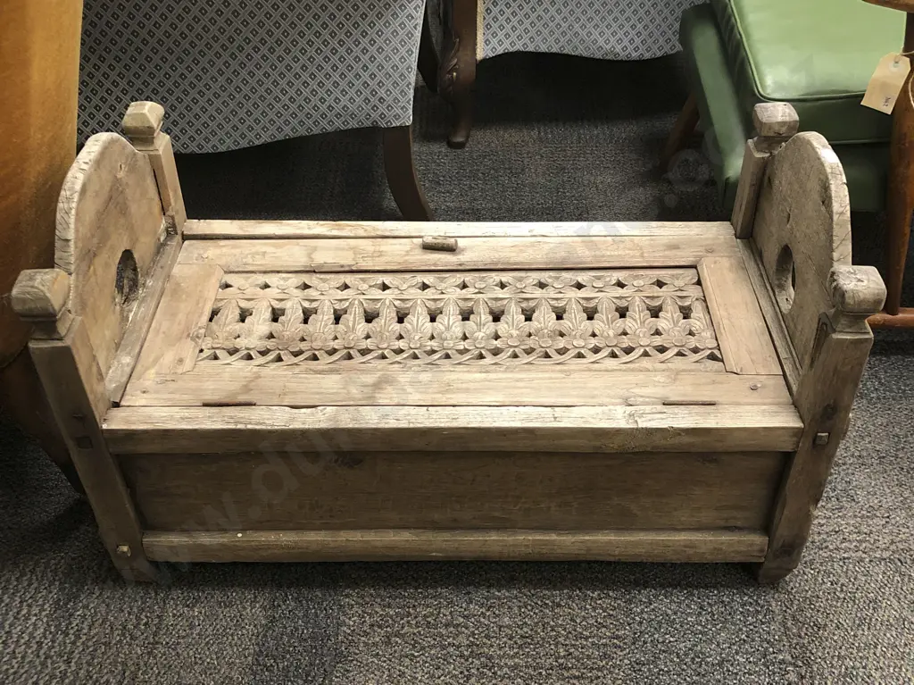 Carved Vintage Chest Image 1++