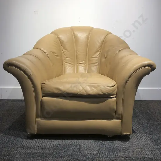 Moram Designer Leather Tub Chair