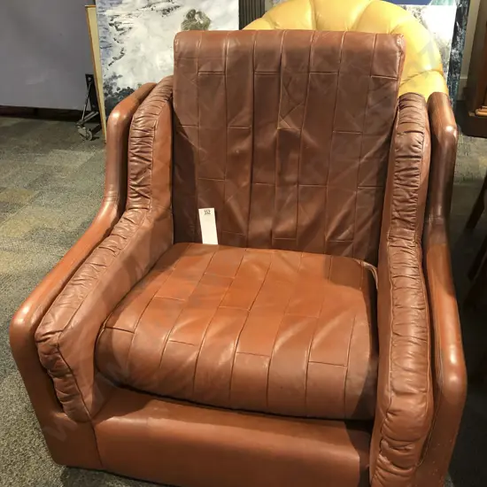 Gimson Slater Design Leather Armchair