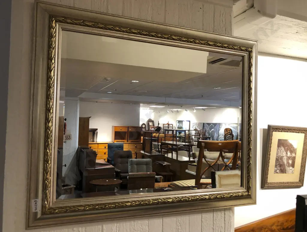 Bevell Edged Rectangular Wall Mirror Image 1++