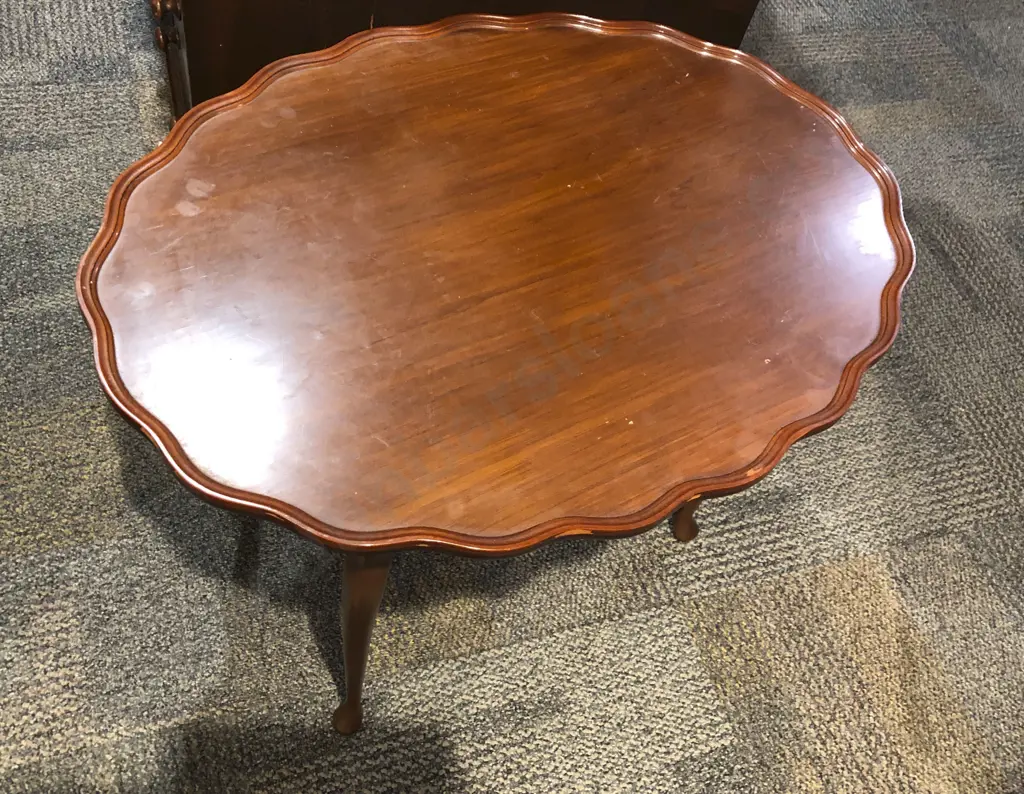 Reproduction Mahogany Side Table Image 1++