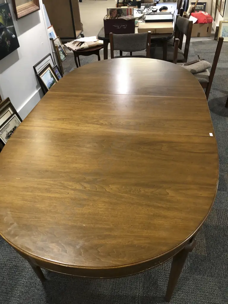 Extension Dining Table Together With Six Wycombe Backed Dining Chairs Image 1++