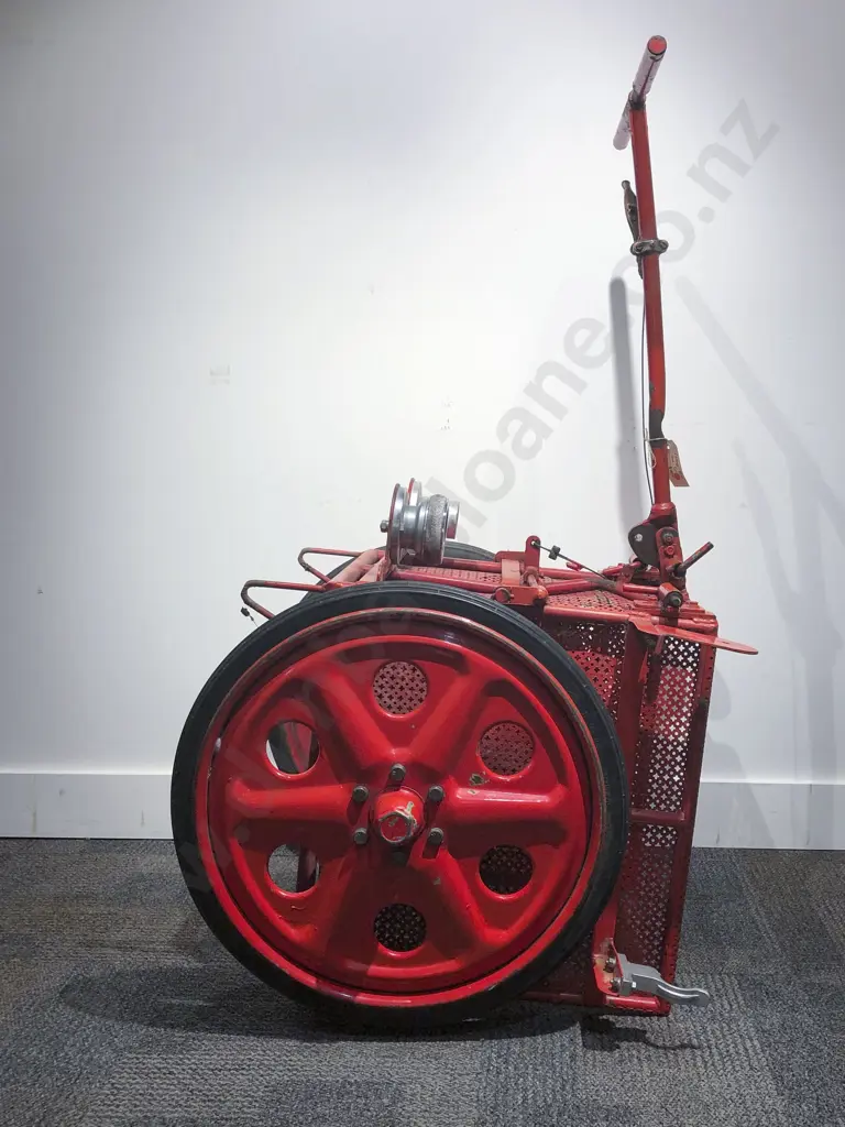Vintage Fire Hose Cart Image 1++